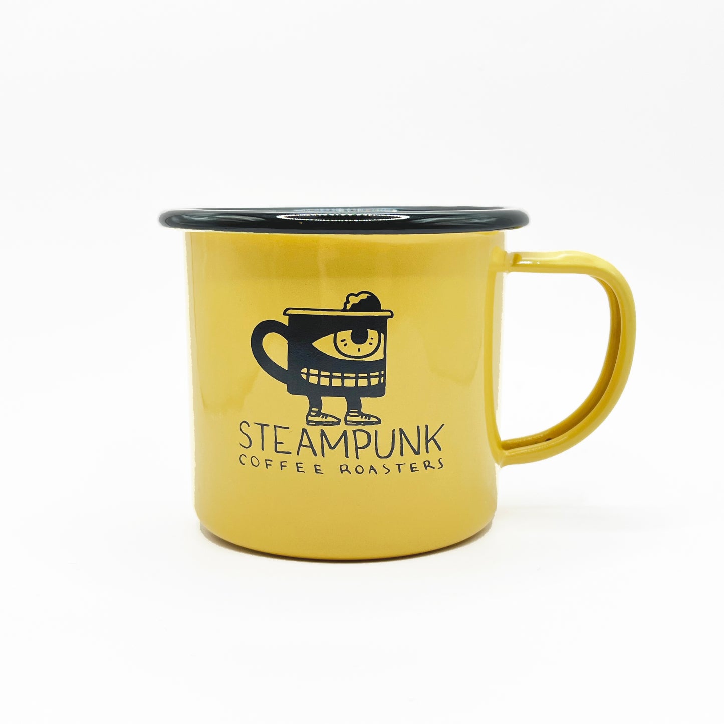 Steampunk Enamel Mug